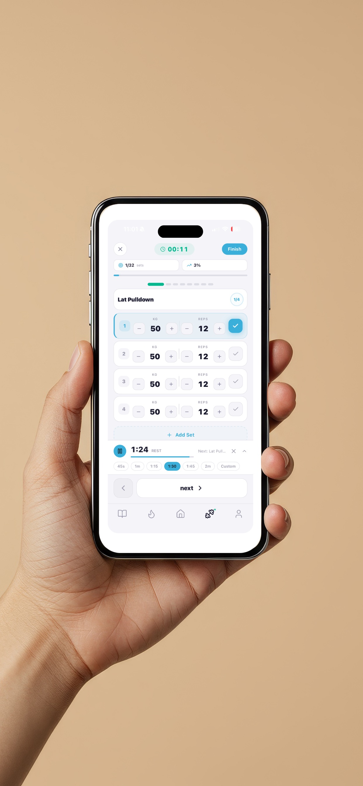 SPOT Workout Logging